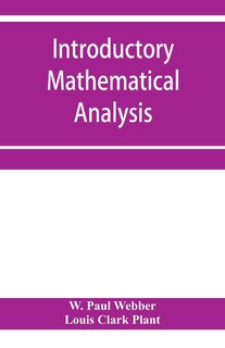 Front cover_Introductory mathematical analysis
