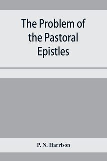 Couverture_The problem of the Pastoral epistles