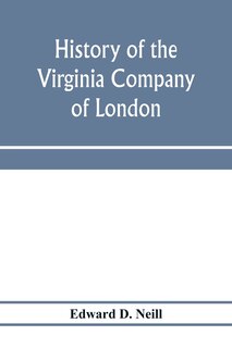 Front cover_History of the Virginia Company of London