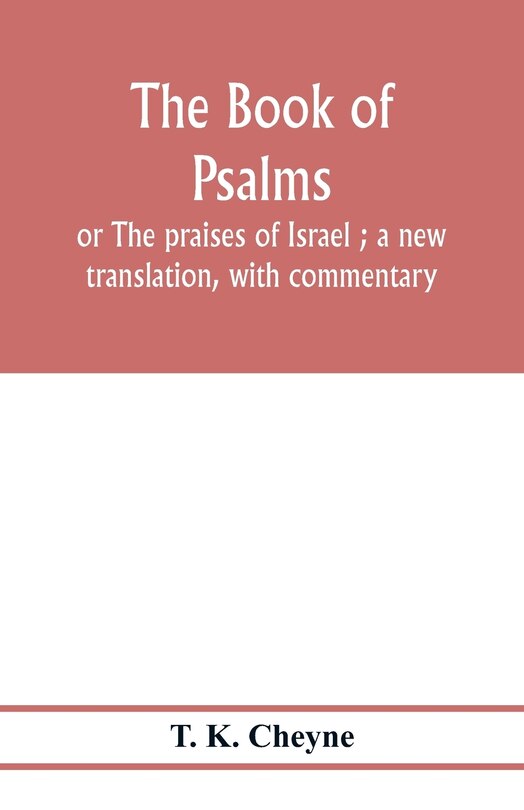 Front cover_The Book of Psalms
