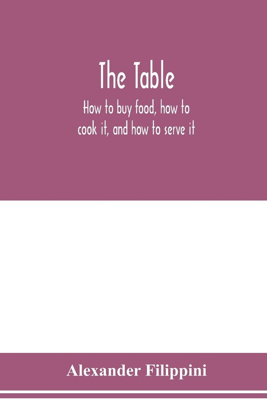 Couverture_The table