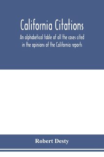 Front cover_California citations