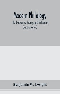 Front cover_Modern Philology; Its Discoveries, History, And Influence (second Series)