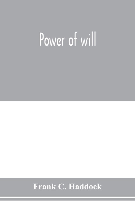 Front cover_Power Of Will