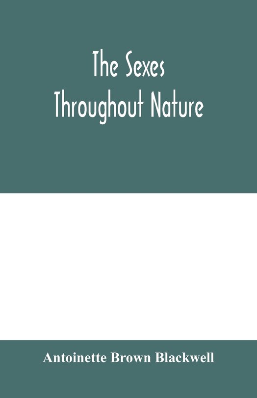 Couverture_The Sexes Throughout Nature