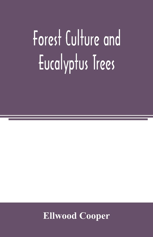 Front cover_Forest culture and eucalyptus trees