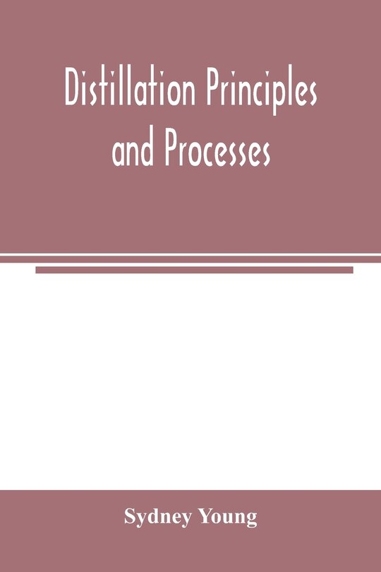 Front cover_Distillation principles and processes