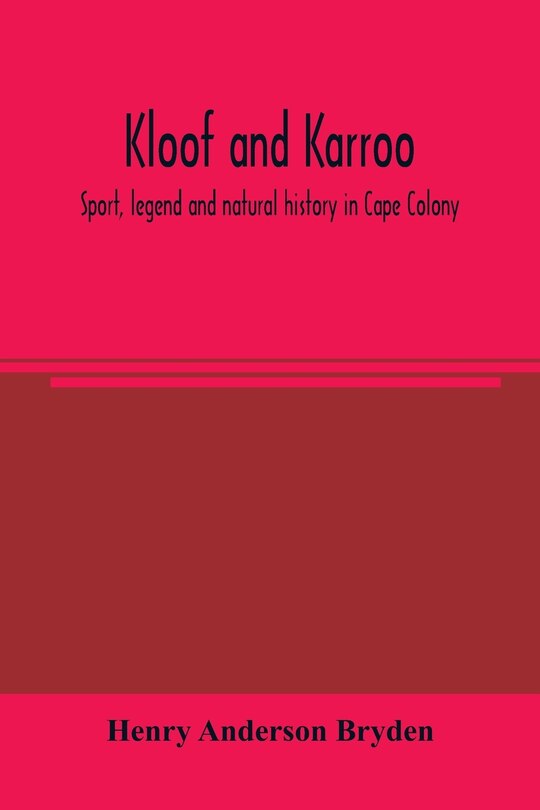 Couverture_Kloof and karroo