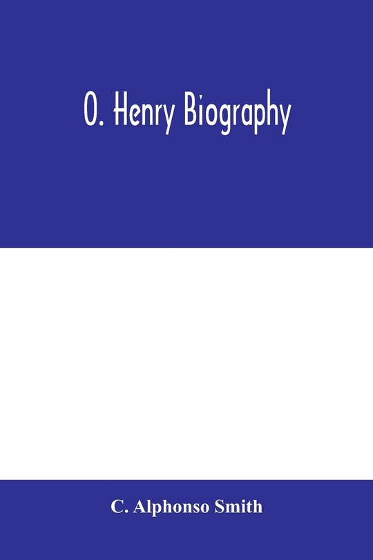 Couverture_O. Henry biography
