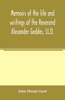 Front cover_Memoirs of the life and writings of the Reverend Alexander Geddes, LL.D.