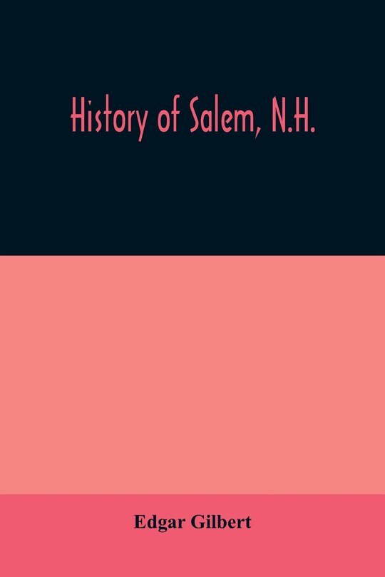 Couverture_History of Salem, N.H.