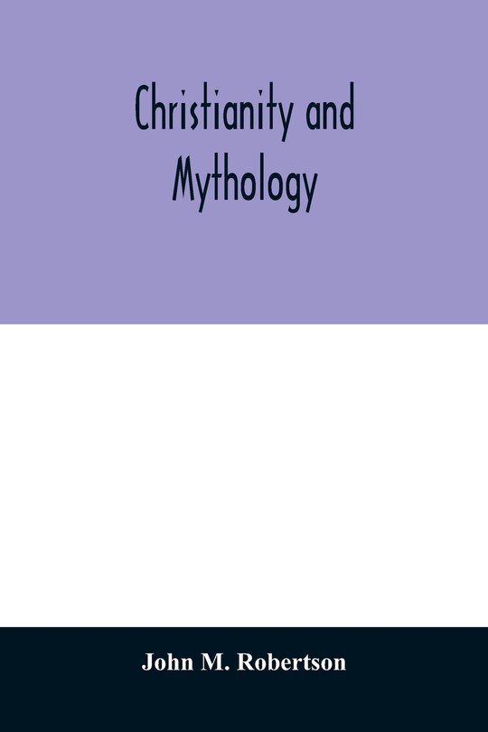 Front cover_Christianity and Mythology