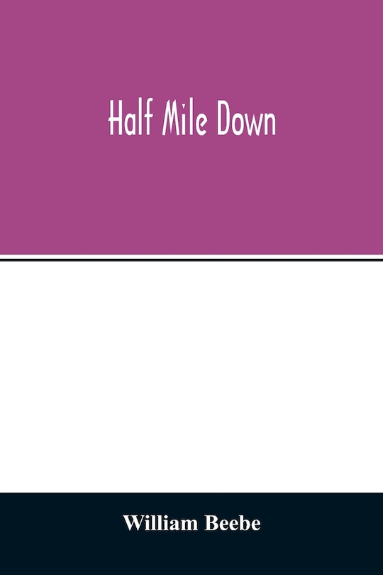 Front cover_Half mile down