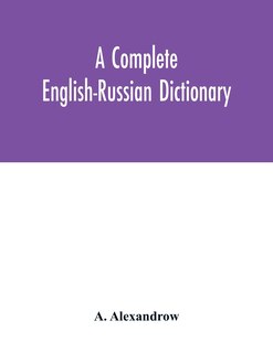 Front cover_A complete English-Russian dictionary