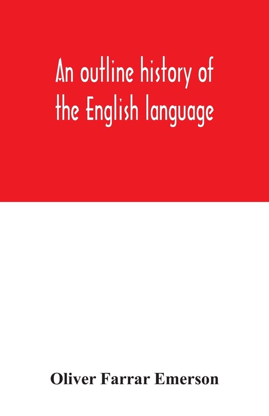 Front cover_An outline history of the English language