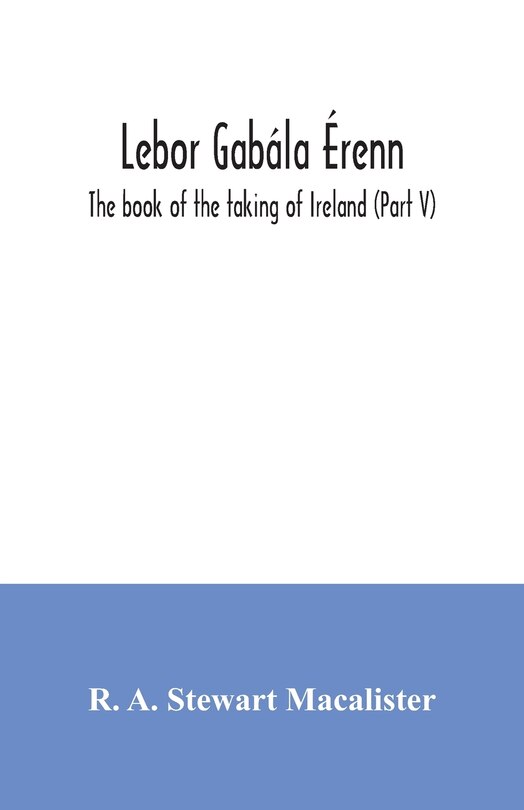Front cover_Lebor gabála Érenn
