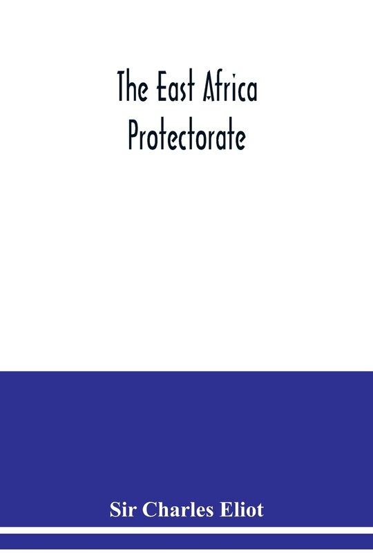 Front cover_The East Africa Protectorate