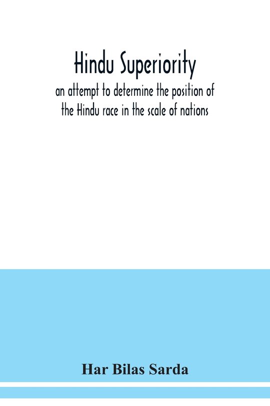 Couverture_Hindu superiority