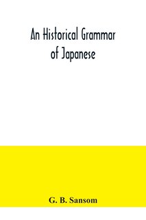 Couverture_An historical grammar of Japanese