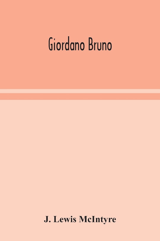 Front cover_Giordano Bruno