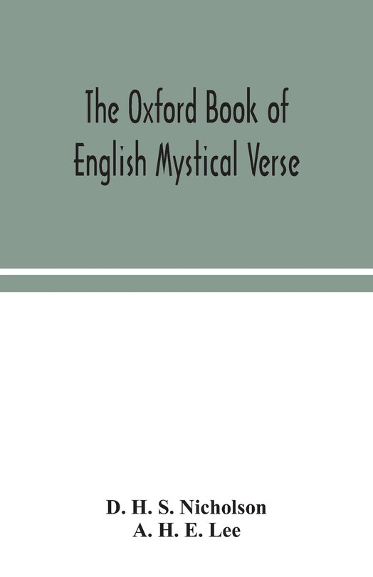Front cover_The Oxford book of English mystical verse
