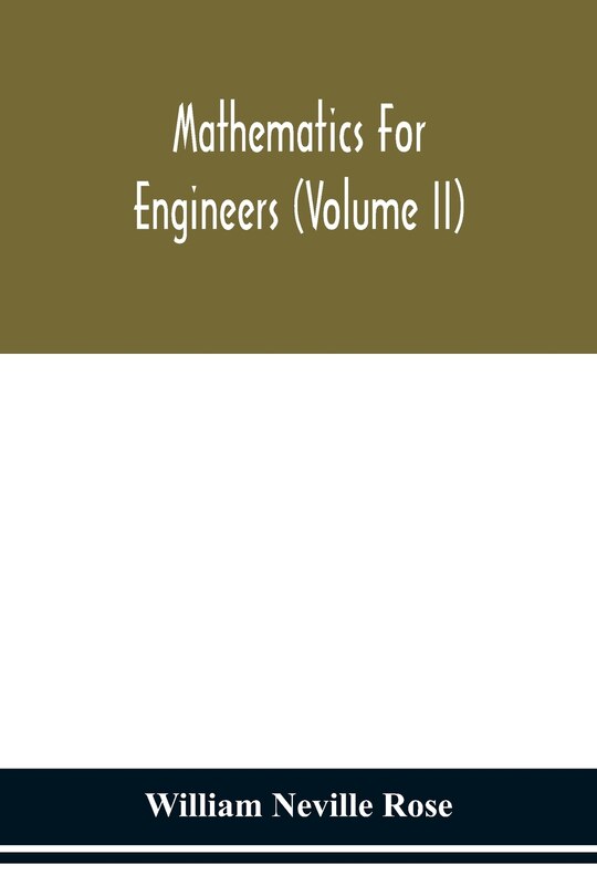 Couverture_Mathematics for engineers (Volume II)