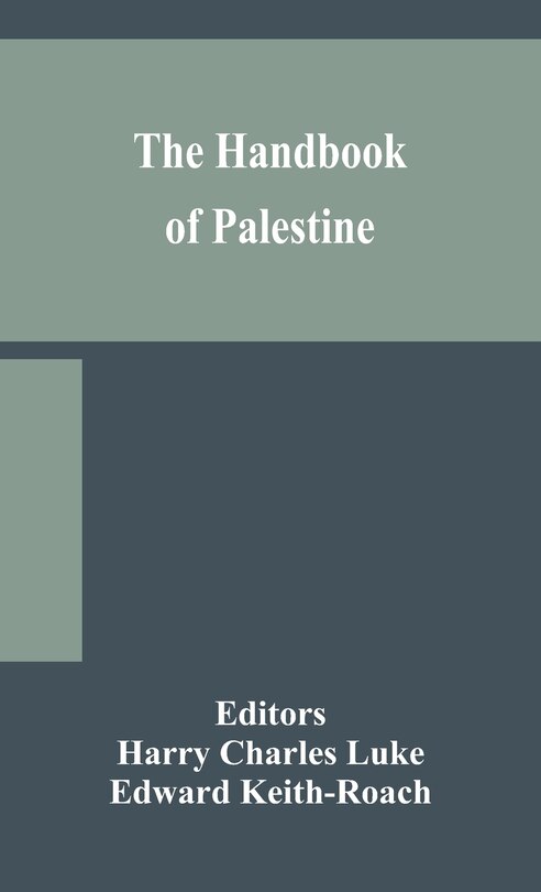 Front cover_The handbook of Palestine