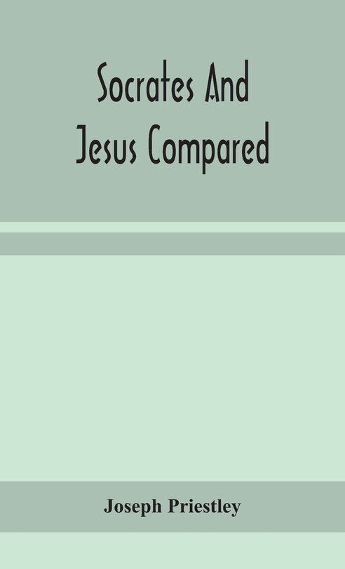 Front cover_Socrates and Jesus compared