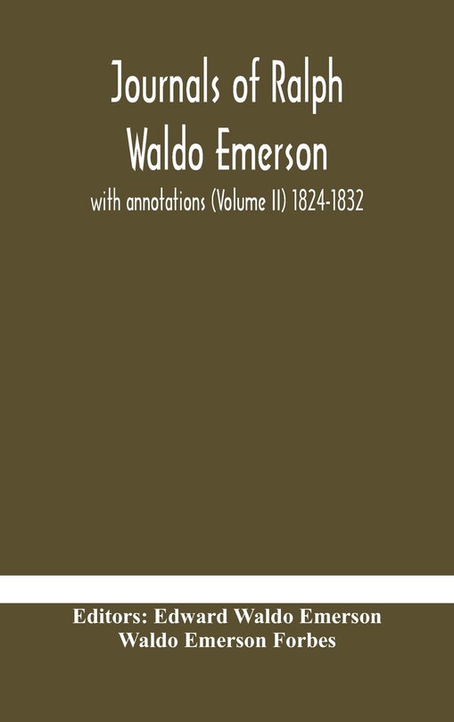 Couverture_Journals of Ralph Waldo Emerson