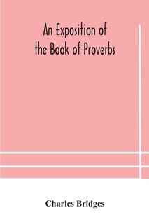 Couverture_An exposition of the Book of Proverbs