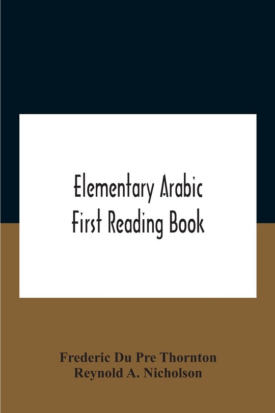Front cover_Elementary Arabic; First Reading Book