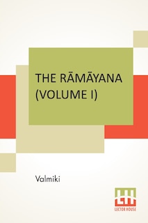 Couverture_The Rāmāyana (Volume I)