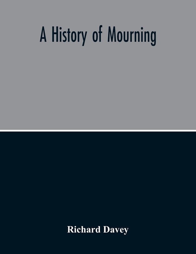Couverture_A History Of Mourning