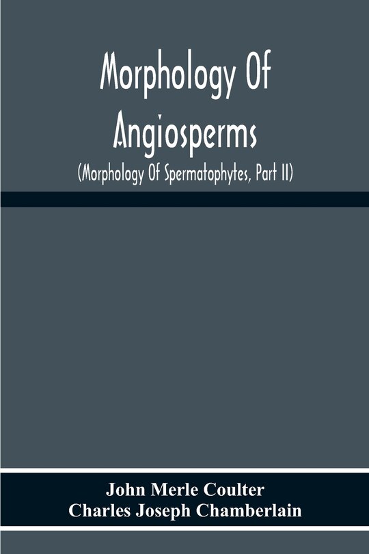 Couverture_Morphology Of Angiosperms