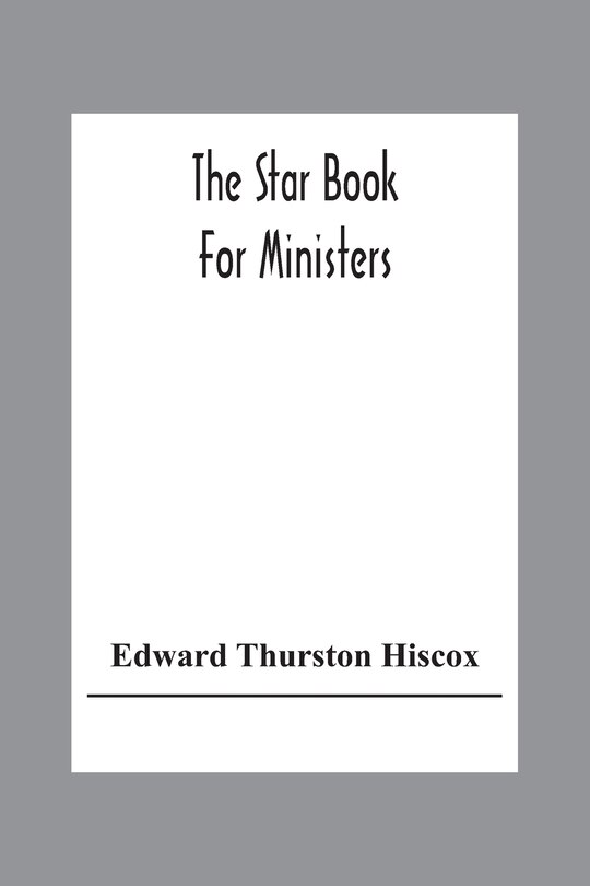 Couverture_The Star Book For Ministers