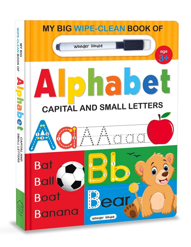Front cover_My Big Wipe And Clean Book of Alphabet for Kids