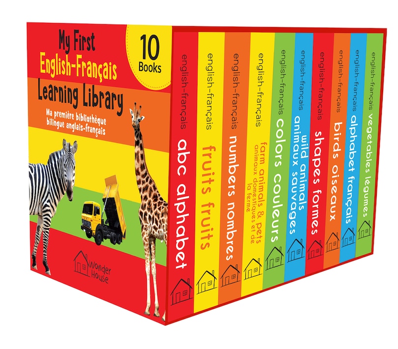 Couverture_My First English-Fran&ccedil;ais Learning Library (Ma premi&egrave;re biblioth&egrave;que bilingue anglais-fran&ccedil;ais)