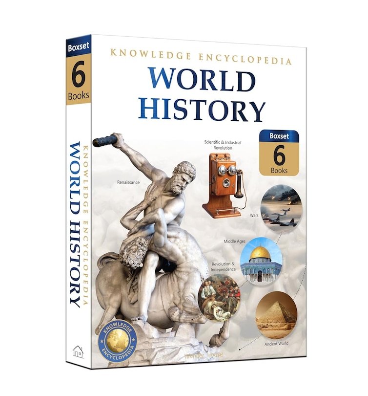 Couverture_World History - Collection of 6 Books : Knowledge Encyclopedia For Children (Box Set)