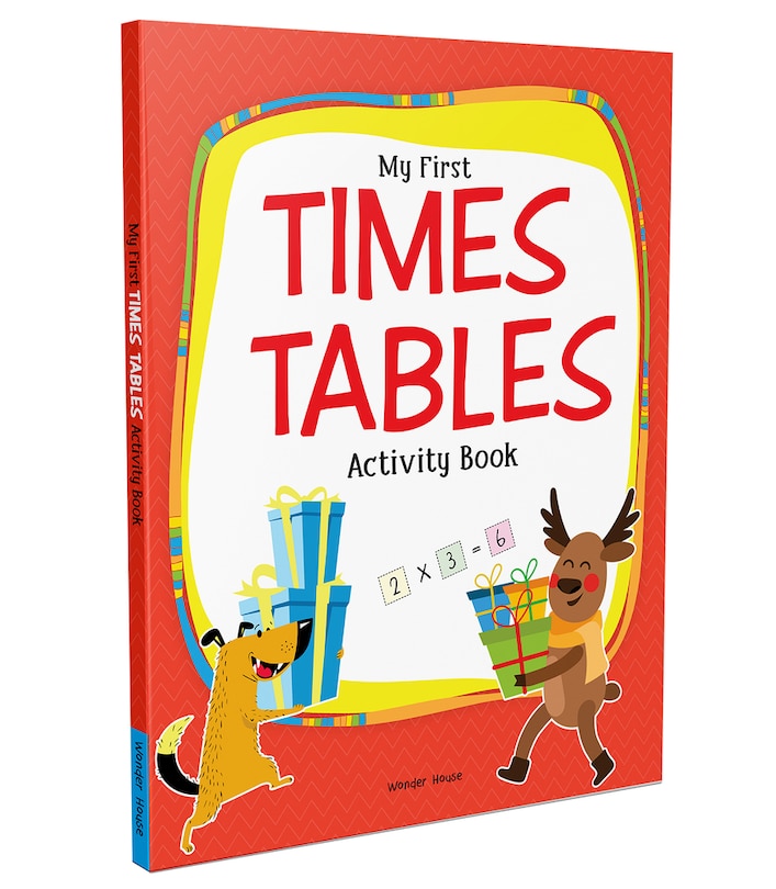 Front cover_My First Times Tables Activity Book: Multiplication Tables From 1:20