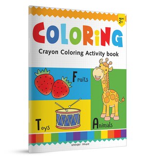 Front cover_Coloring: Crayon Fun Activity Book