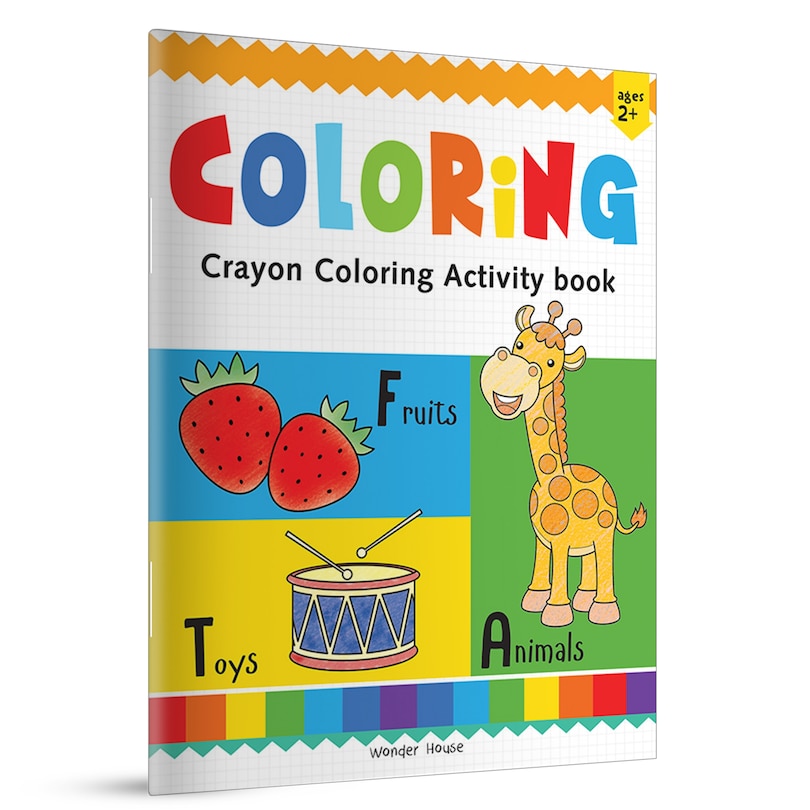 Front cover_Coloring: Crayon Fun Activity Book