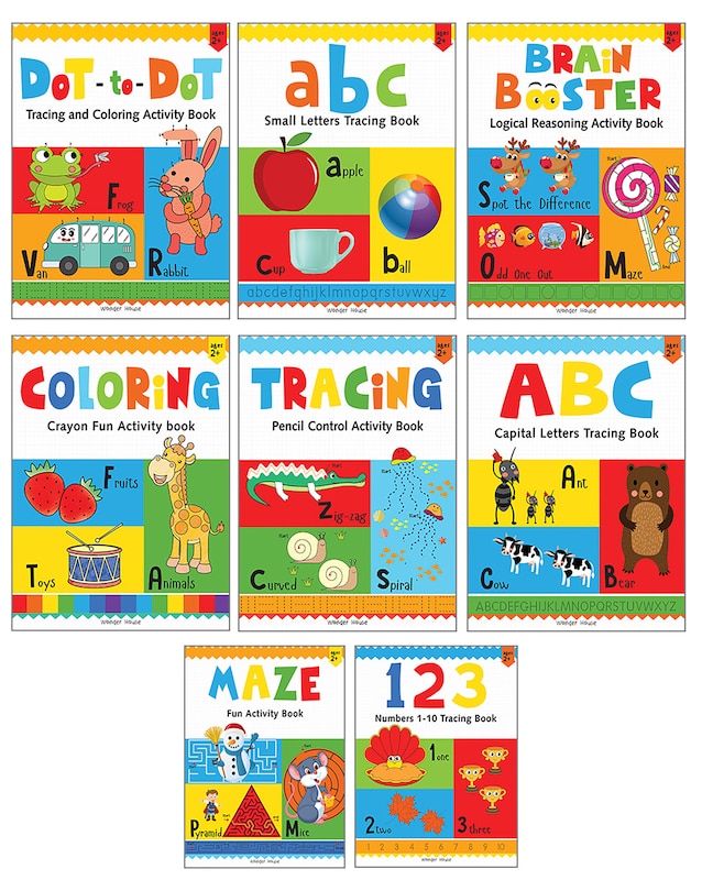 Couverture_Preschool Complete Learning Activity Pack For Kids (Box Set of 8 Books)
