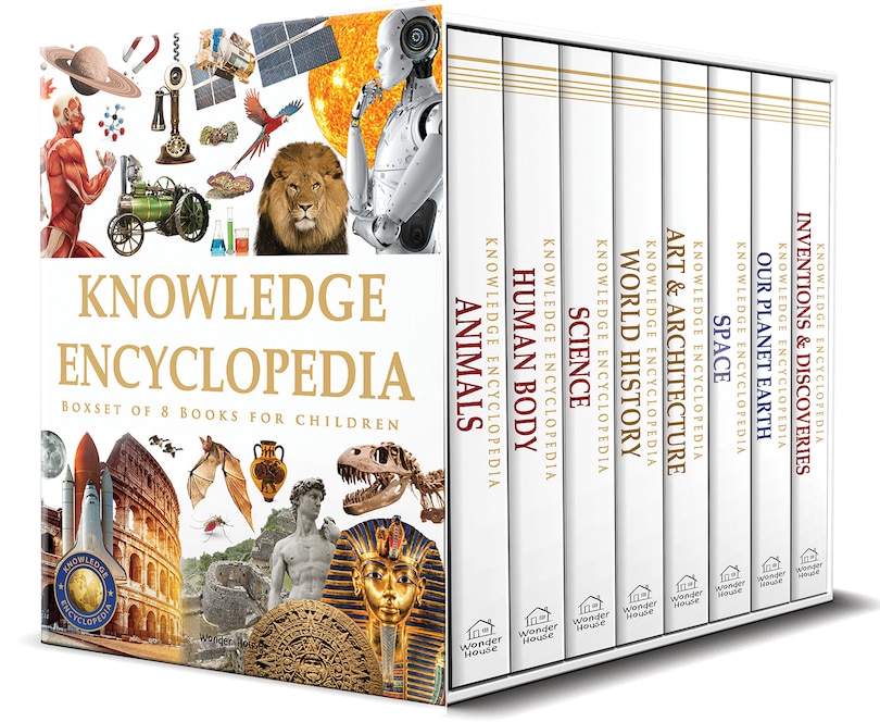 Couverture_Knowledge Encyclopedia - Boxset of 8 Books for Children