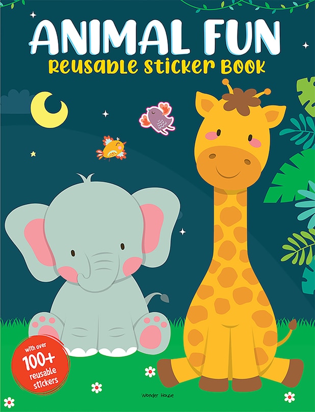 Animal Fun Reusable Sticker Book For Children Book By Wonder House ...