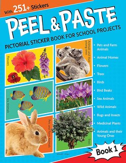 Couverture_Peel & Paste - Pictorial Sticker Book For School Projects - Book 1