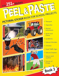 Couverture_Peel & Paste - Pictorial Sticker Book For School Projects - Book 3