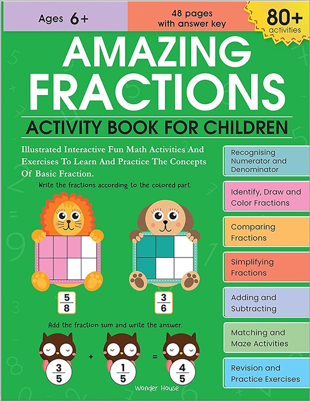Couverture_Amazing Fractions : Activity Book for Children