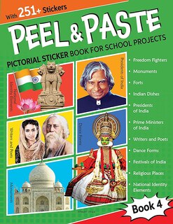 Couverture_Peel & Paste - Pictorial Sticker Book For School Projects - Book 4