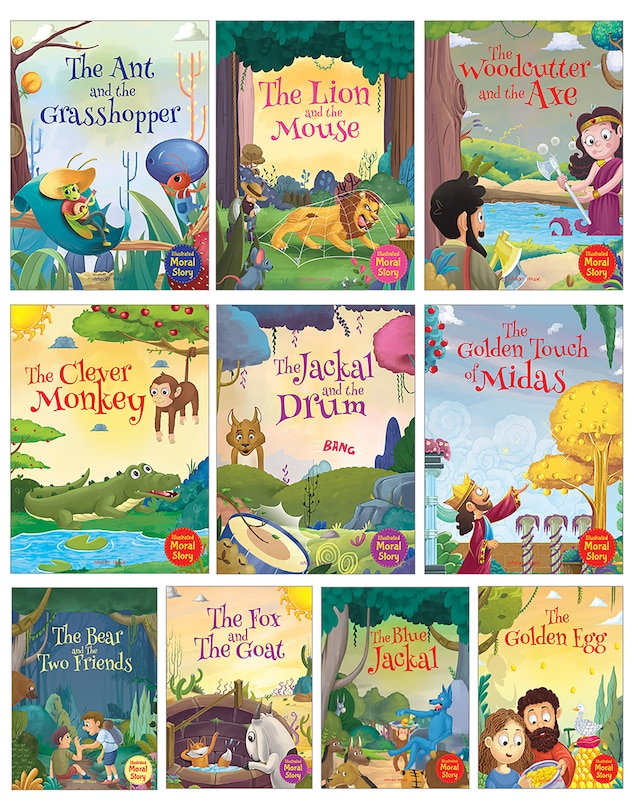 Couverture_Illustrated Moral Stories (Collection of 10 Books)