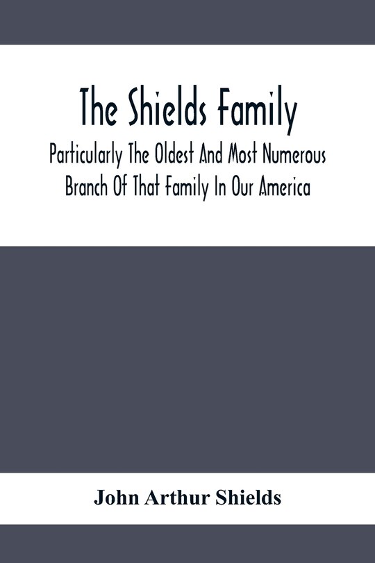 Front cover_The Shields Family